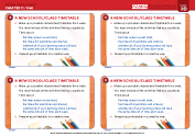 Chapter 11 - Extra Tasks 3 - A New School/Class Timetable