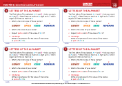 Chapter 9 - Extra Tasks 3 - Letters of the Alphabet