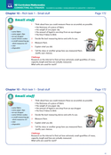 Chapter 10 - Rich task 1 - Small stuff