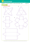 Chapter 15 - Practical - Question 2 - Nets for other shapes