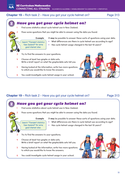 Chapter 19 - Rich task 2 - Have you got your cycle helmet on?