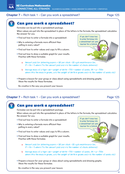 Chapter 7 - Rich task 1 - Can you work a spreadsheet?